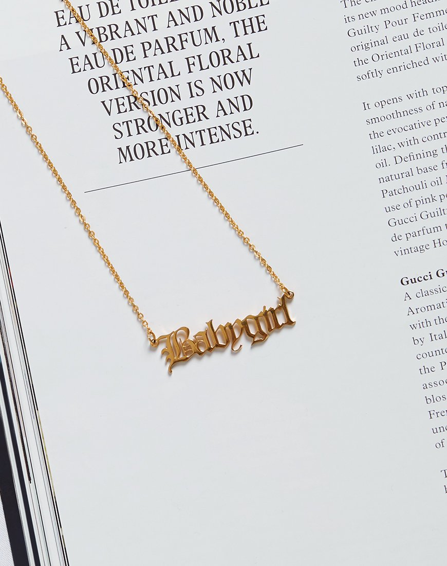 22K Gold Kids Necklace - South India Jewels